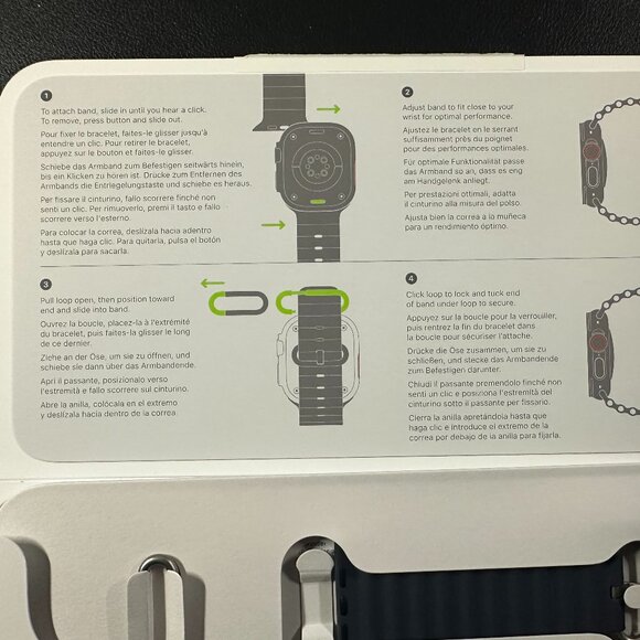 NWT Apple OEM 49MM Navy Ocean Band - Picture 2 of 6